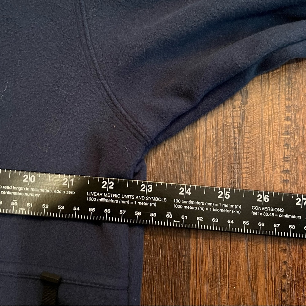 Patagonia Synchilla Full Zip Fleece Large Jacket Navy W/ Keeneland Embroidery - Picture 5 of 7
